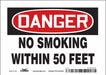 Safety Sign 5 inx7 in Vinyl