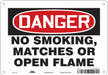 Safety Sign 7 inx10 in Polyethylene