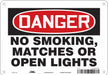 J6939 Safety Sign 7 in x 10 in Polyethylene