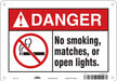 Safety Sign 7 in x 10 in Polyethylene