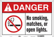 Safety Sign 14 in x 20 in Polyethylene