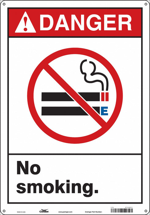 Safety Sign 14 inx20 in Aluminum