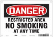 Safety Sign 7 in x 10 in Polyethylene