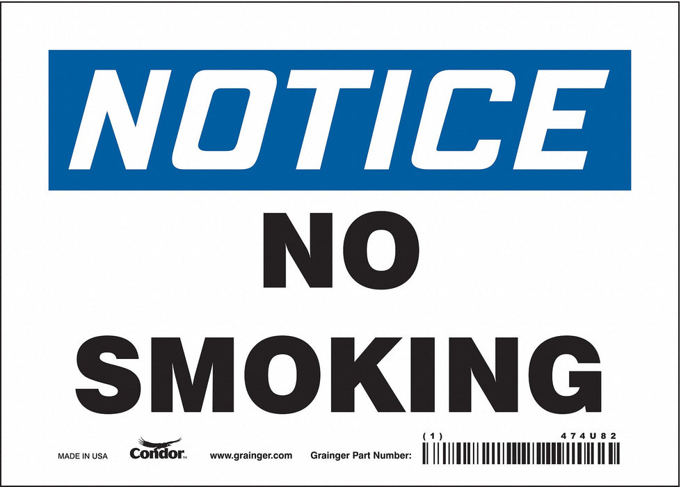 Safety Sign 5 inx7 in Vinyl