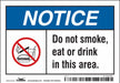 Safety Sign 3.5in x 5in Vinyl