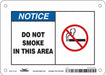 Safety Sign 5 in x 7 in Aluminum