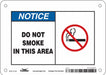 Safety Sign 5 in x 7 in Polyethylene