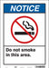 Safety Sign 14 in x 10 in Vinyl