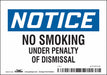 Safety Sign 3.5in x 5in Vinyl