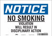 Safety Sign 7 in x 10 in Vinyl
