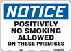Safety Sign 10 in x 14 in Aluminum