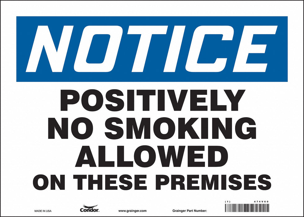 Safety Sign 10 inx14 in Vinyl