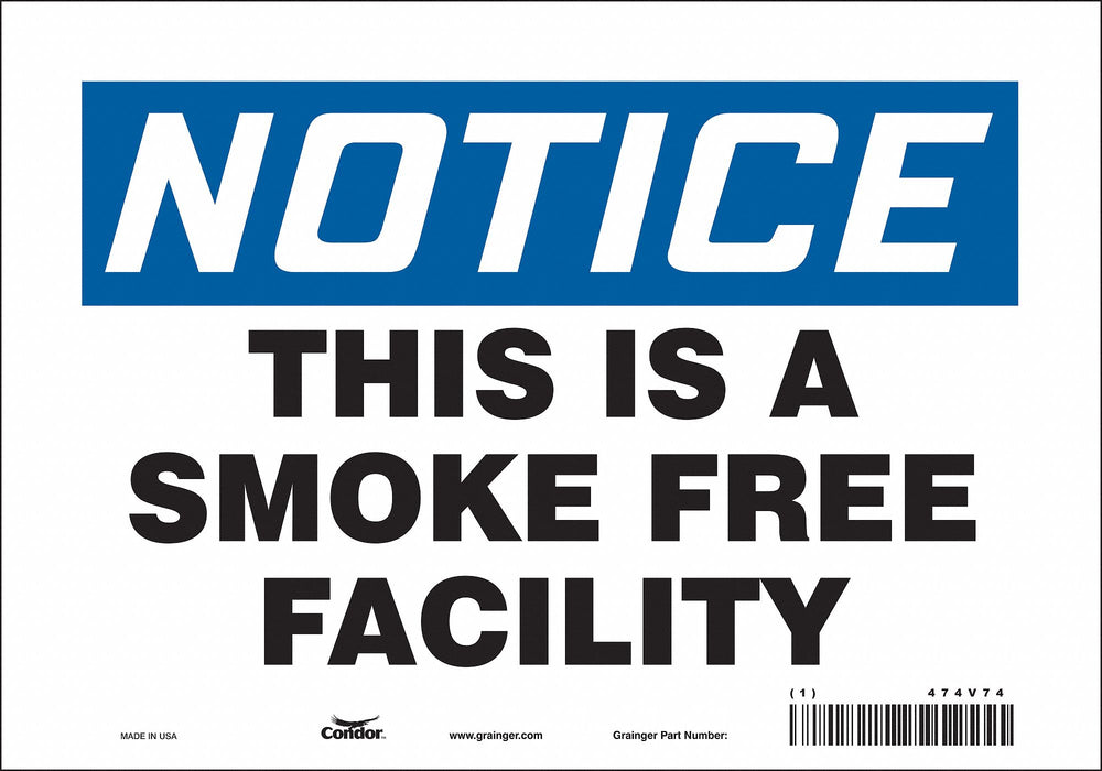 Safety Sign 7 in x 10 in Vinyl