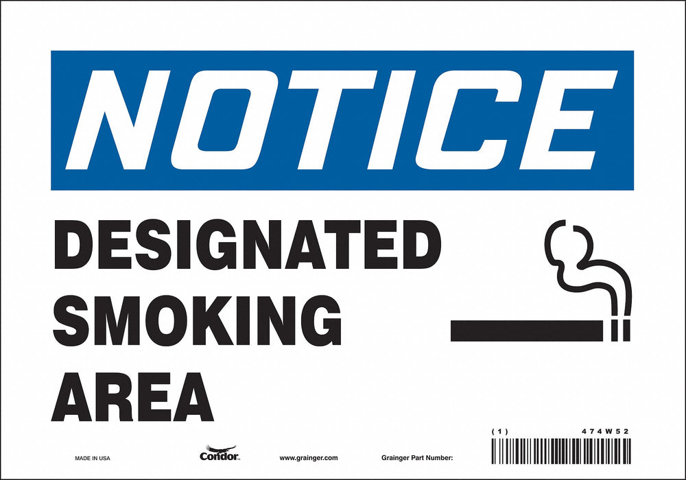 K1341 Safety Sign 7 inx10 in Vinyl