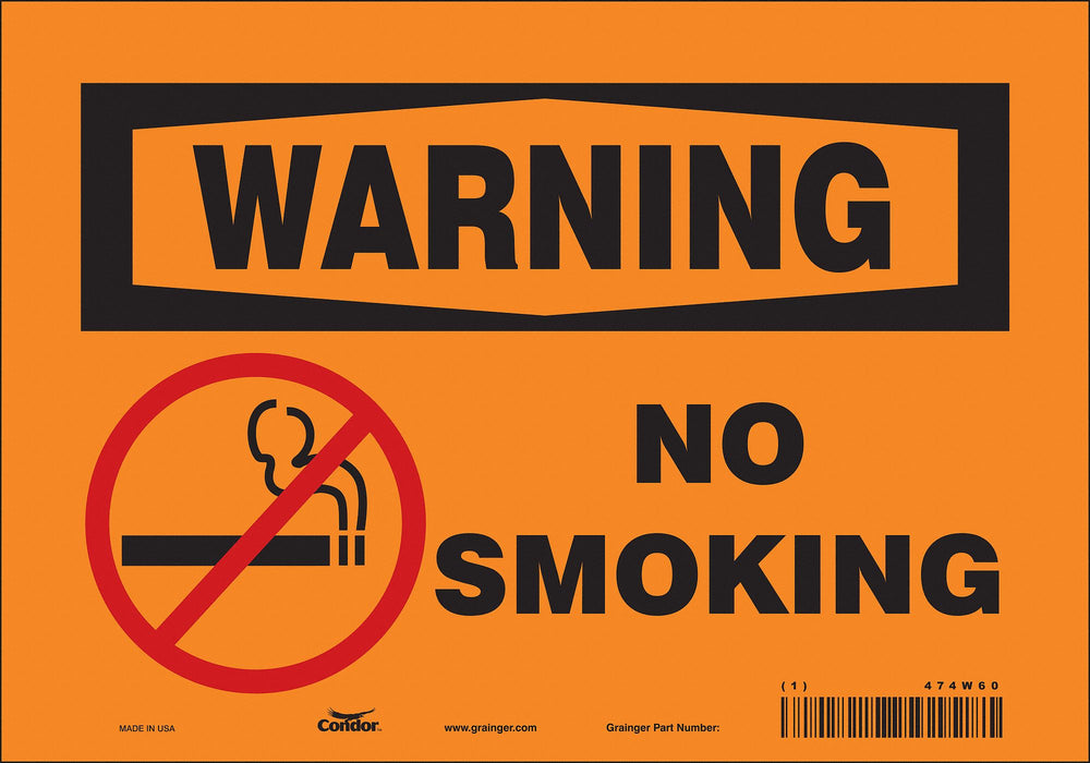 Safety Sign 7 inx10 in Vinyl