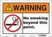 Safety Sign 10 in x 14 in Polyethylene