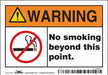 Safety Sign 3.5in x 5in Vinyl