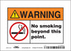 Safety Sign 5 in x 7 in Vinyl