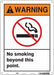 Safety Sign 14 in x 10 in Polyethylene