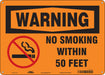 Safety Sign 10 in x 14 in Polyethylene