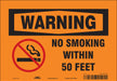 Safety Sign 7 inx10 in Vinyl