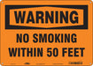 Safety Sign 10 in x 14 in Polyethylene