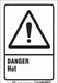 Safety Sign 10 in x 7 in Vinyl