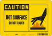 Safety Sign 7 inx10 in Polyethylene
