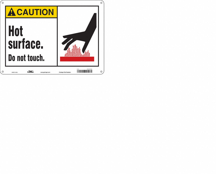 Safety Sign 10 inx14 in Aluminum