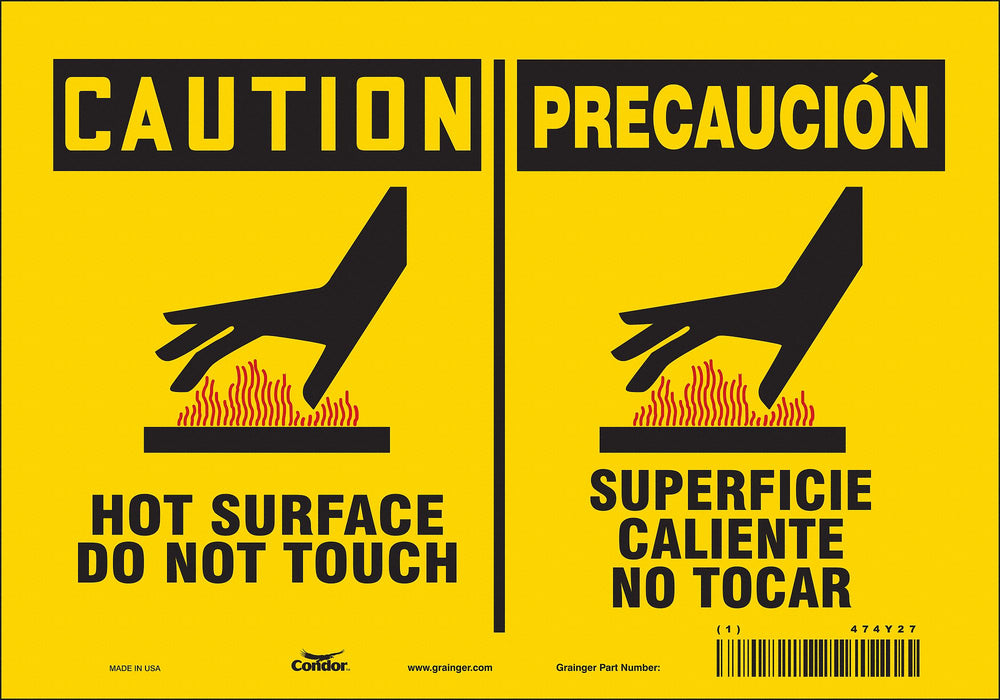 Safety Sign 7 inx10 in Vinyl