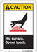 Safety Sign 10 inx7 in Aluminum