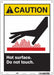 Safety Sign 14 inx10 in Aluminum