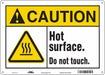Safety Sign 10 inx14 in Aluminum