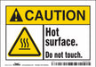 Safety Sign 3 1/2 inx5 in Vinyl