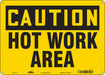 Safety Sign 10 inx14 in Polyethylene