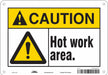 Safety Sign 7 inx10 in Polyethylene