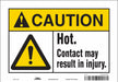 Safety Sign 7 inx10 in Vinyl