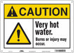 Safety Sign 10 in x 14 in Polyethylene