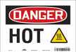 Safety Sign 7 inx10 in Vinyl
