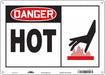 Safety Sign 10 in x 14 in Polyethylene