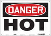 Safety Sign 10 inx14 in Polyethylene