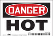 Safety Sign 3 1/2 inx5 in Vinyl