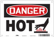 Danger Sign 7 in x 10 in Aluminum