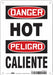 Safety Sign 10 in x 7 in Polyethylene