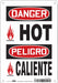 Safety Sign 10 inx7 in Aluminum