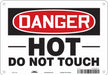 Danger Sign 7 in x 10 in Aluminum