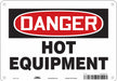 Danger Sign 7 in x 10 in Aluminum