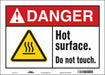 Safety Sign 10 in x 14 in Vinyl
