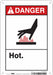 Safety Sign 10 in x 7 in Aluminum