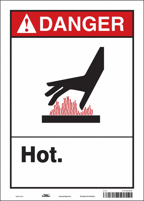 Safety Sign 14 inx10 in Vinyl